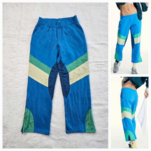 NWOT Free People Movement Flurry Pants Cloud Burst Combo Women’s size XS - Picture 2 of 13